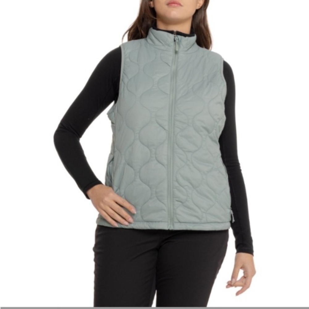 Eddie Bauer Women’s Chinois Green Alpine ll Puffer Vest  Medium